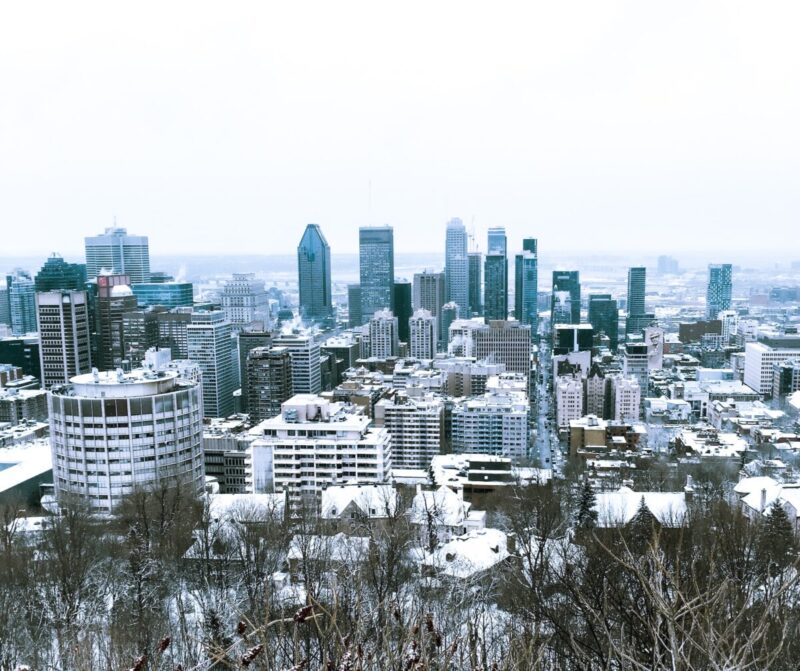 モントリオール中心の風景